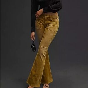 Pilcro by Anthropologie The Icon Flare Corduroy Pants Womens size 25